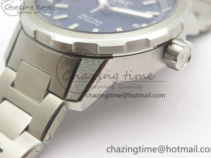 MIROTIME 0329 EasyMatch Aquatimer Automatic IW329004 V6F 1:1 Best Edition Blue Dial On SS Bracelet MIYOTA 7224